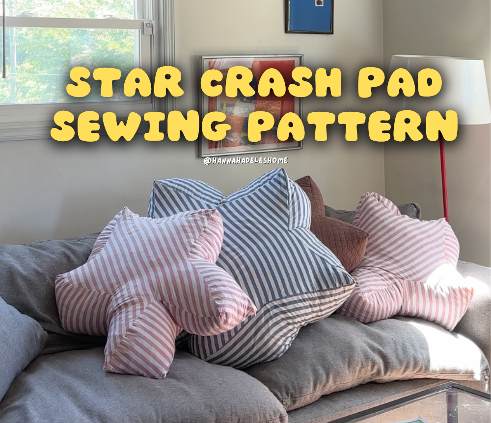 Star Crash Pad Sewing Pattern